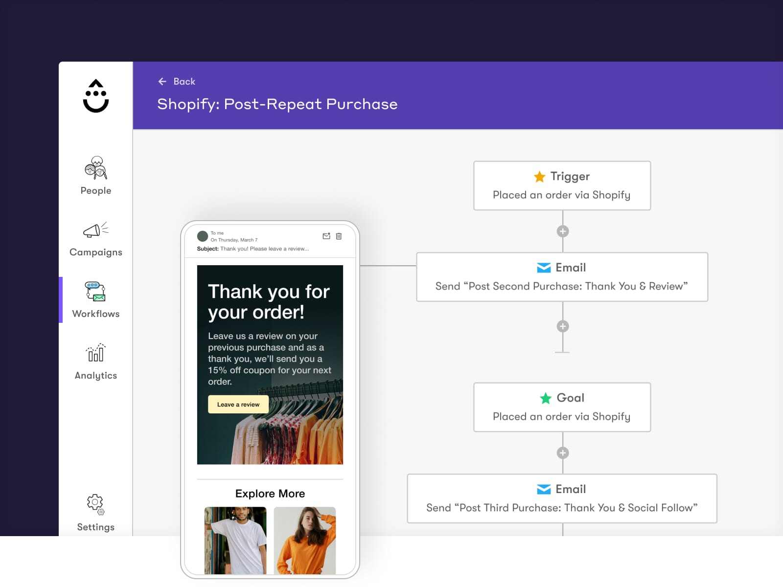 Build dynamic, targeted workflows