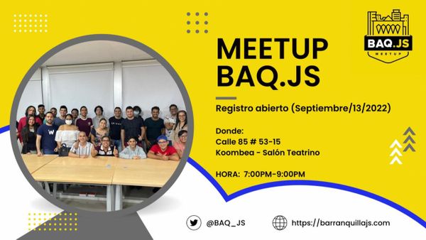 BarranqullaJS Meetup: Cómo contribuir al Open Source & Mercado de aplicaciones híbridas 