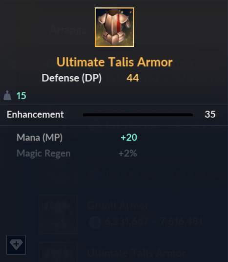 Ultimate Talis Armor Chest