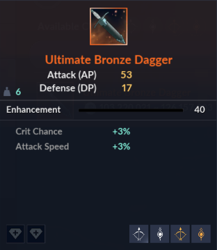 Ultimate Bronze Dagger