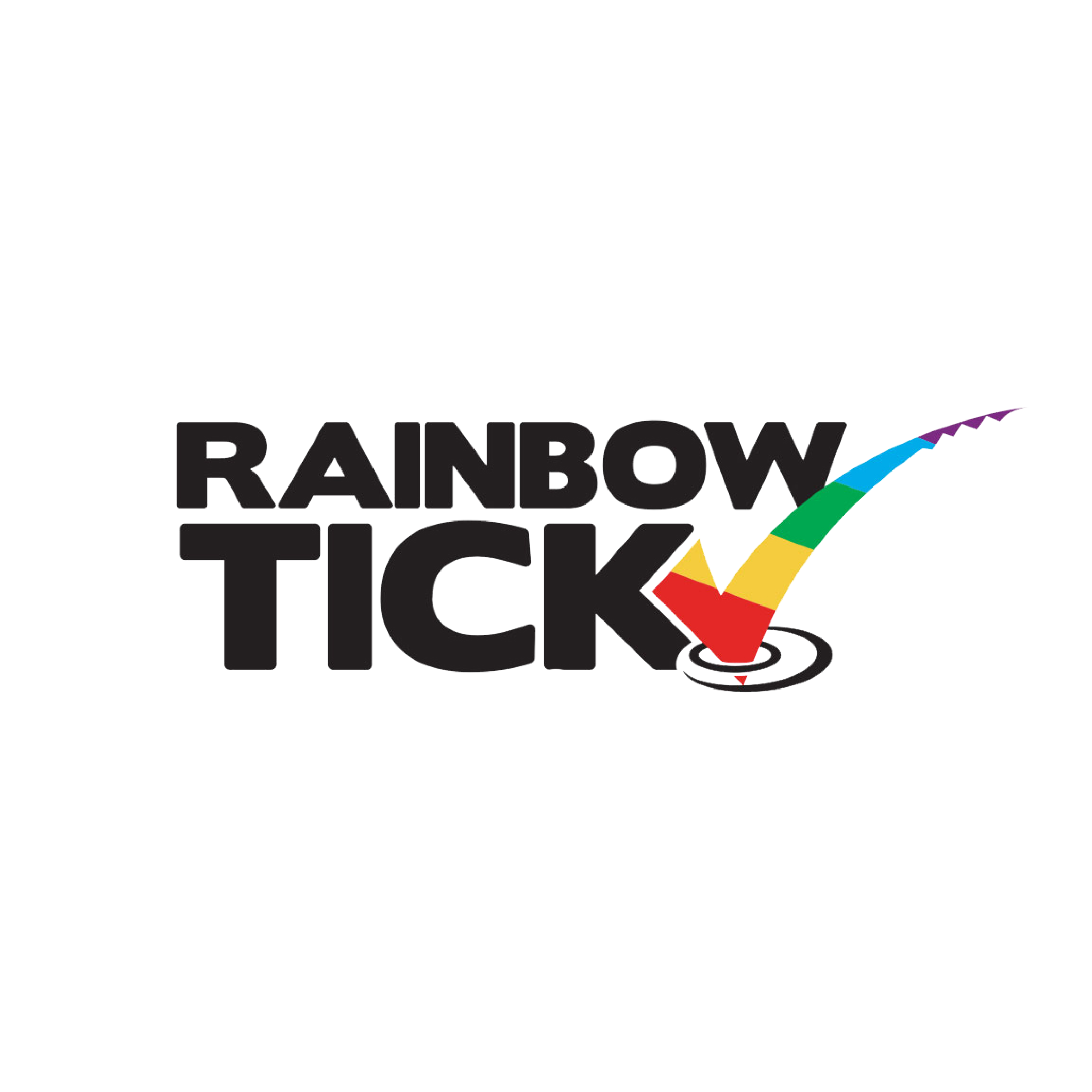 Rainbow Tick logo