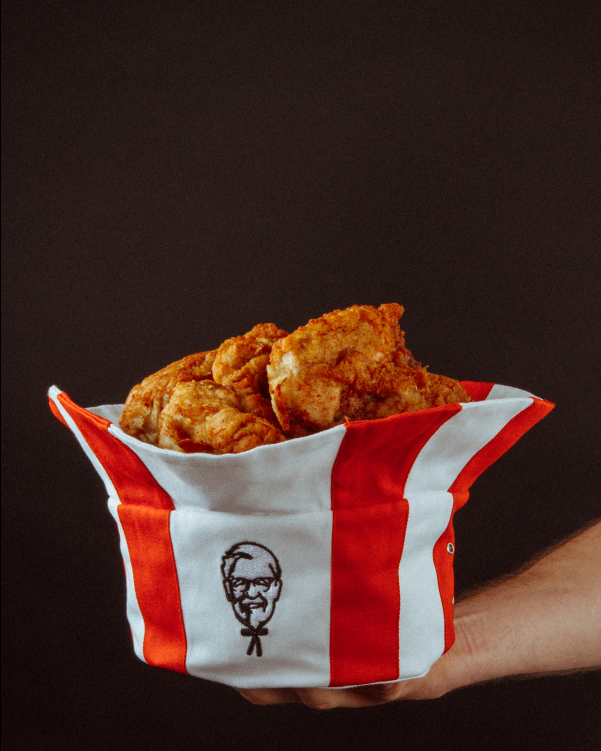 Kfc Kfc Continues Russian Rebrand With One Of A Kind Bucket Hat