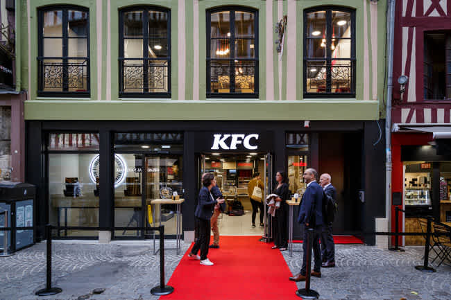 KFC continues to expand in France and opens its 300th restaurant in Rouen