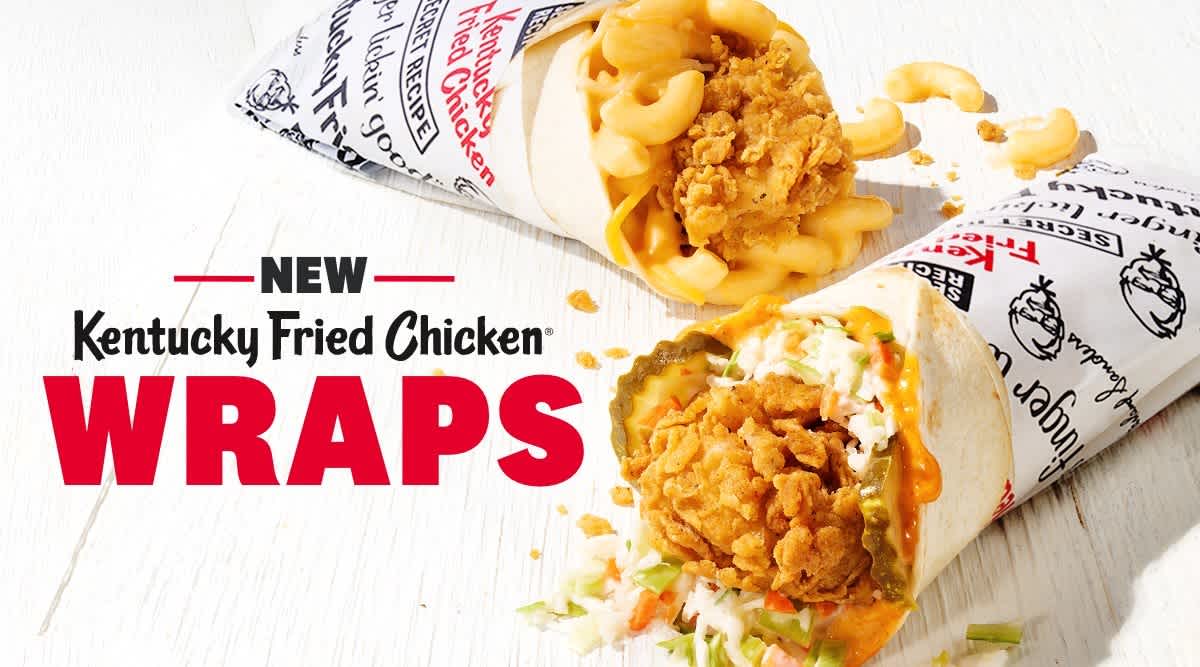 KFC Kentucky Fried Chicken Wraps