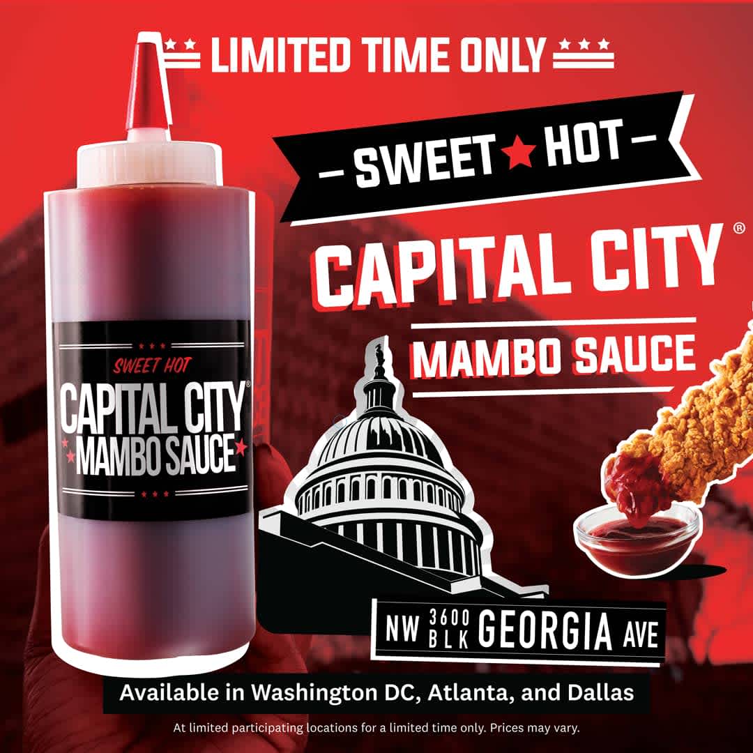 KFC Capital City mambo sauce banner