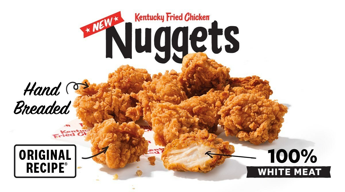 Menu from kentucky store fried chicken