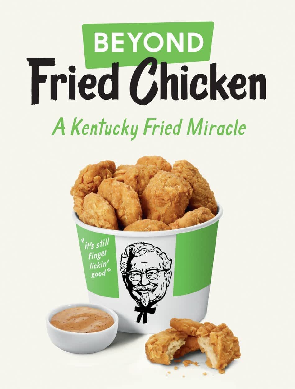 KFC LEADS AS FIRST NATIONAL U.S. QSR TO TEST PLANT-BASED CHICKEN, IN PARTNERSHIP WITH BEYOND MEAT®