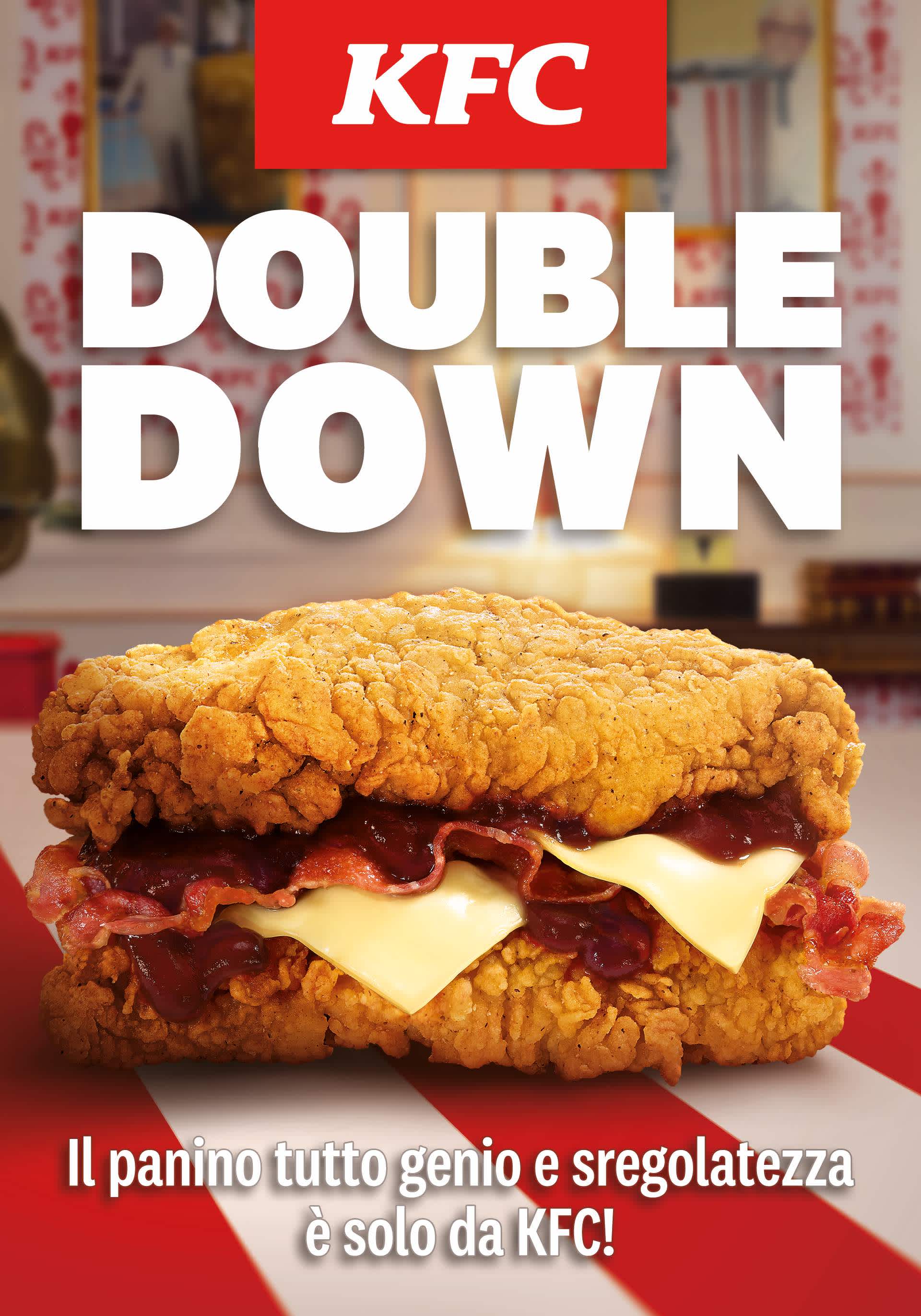 KFC Campagna Double Down 2021 Key Visual