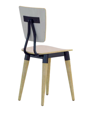 Green Line Furniture, Chair with Black Detailing