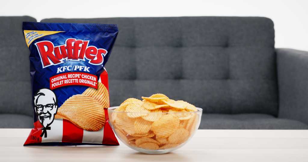 The Secret's Out of the Bag - KFC and the Ruffles brand team up to create an ultimate chip