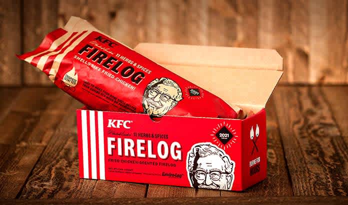 KFC 11 Herbs Spices Firelog 2021