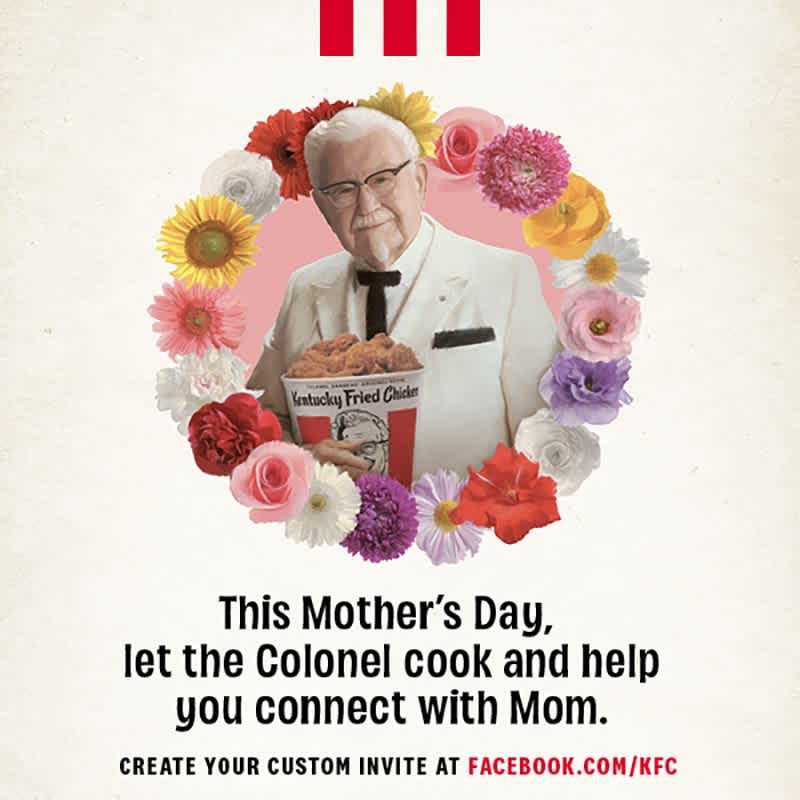 KFC US COOKS UP A VIRTUAL MOTHER'S DAY EXPERIENCE ON MESSENGER FROM FACEBOOK FOR FAMILIES UNABLE TO CELEBRATE IN PERSON