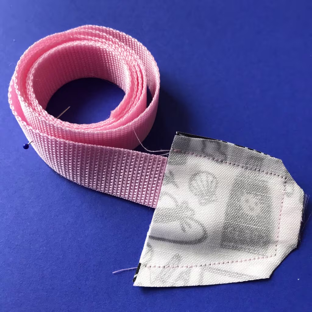 Attach webbing to end pieces | Spoonflower Blog