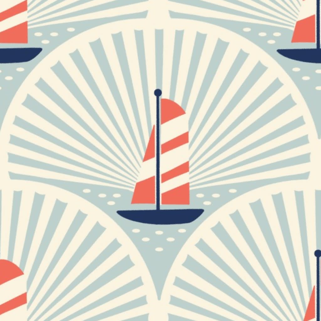 Sailing in a seashell Wallpaper by irisbarges