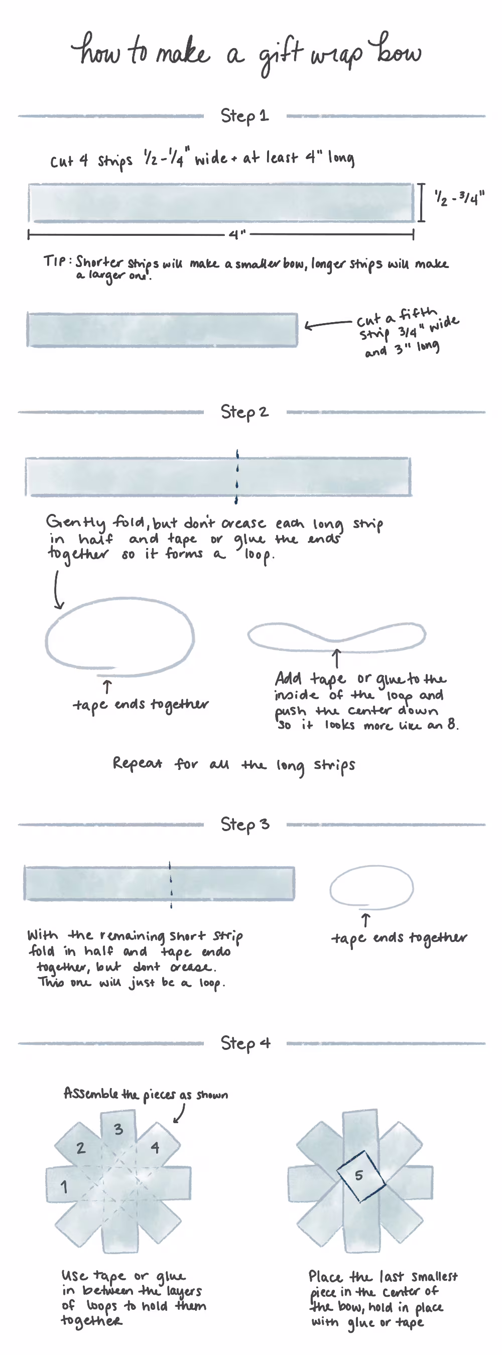 DIY Gift Wrap Bow | Spoonflower Blog 