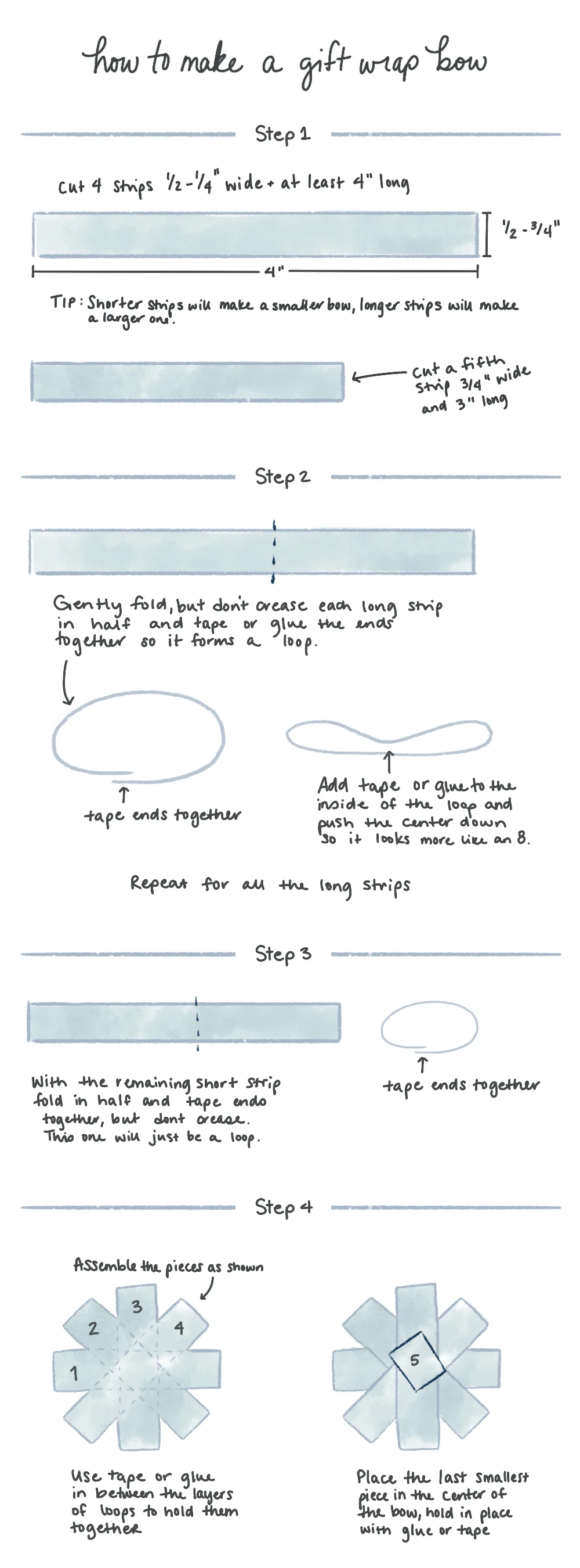 DIY Gift Wrap Bow | Spoonflower Blog 