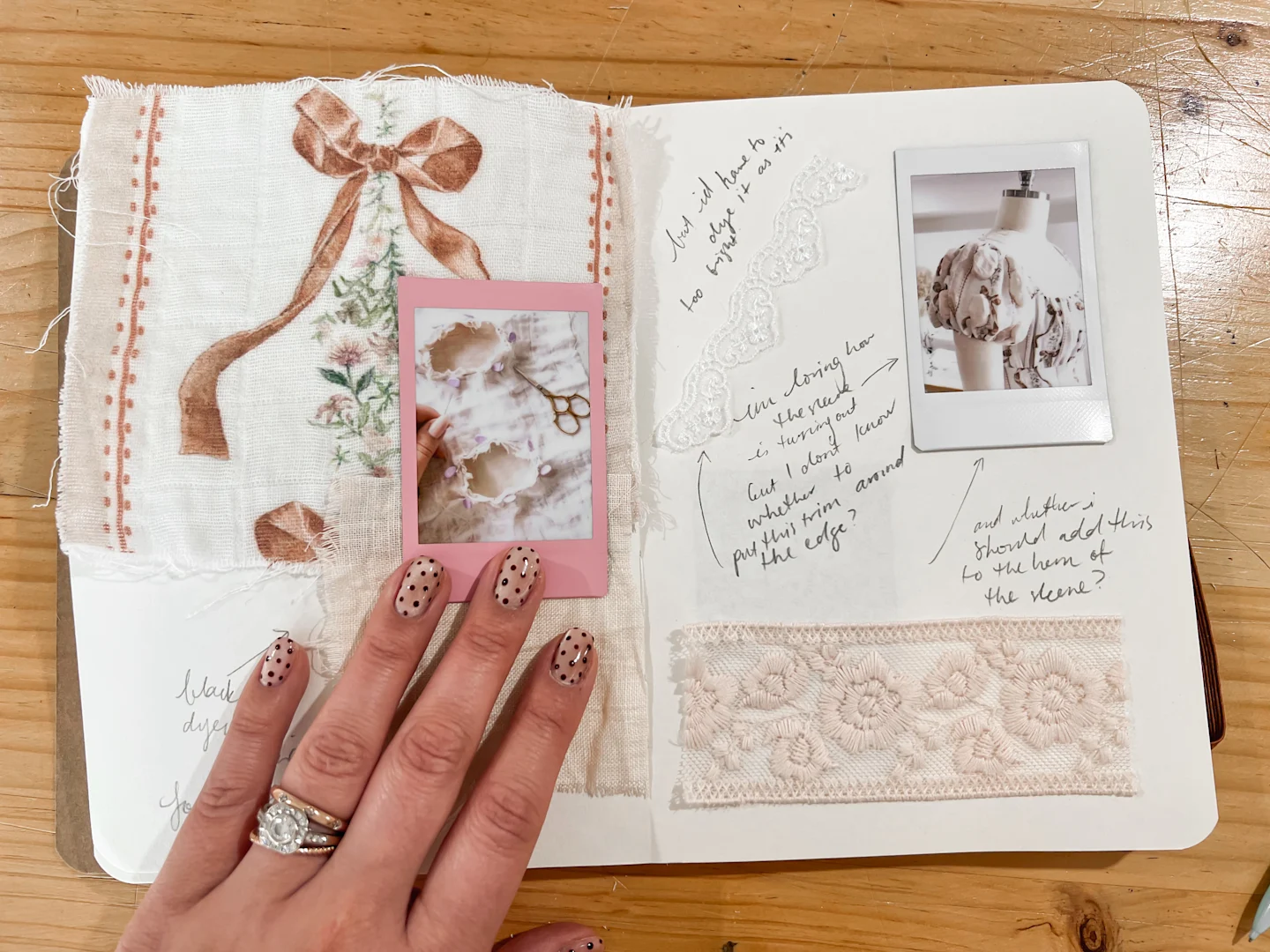 Go behind the scenes to see how Veronica Tucker created her beautiful Regency day dress