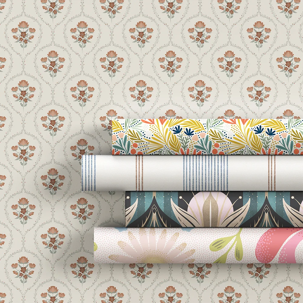Presec Wallpapers Explore Unique Prepasted & Water Activated Wallpaper | Spoonflower