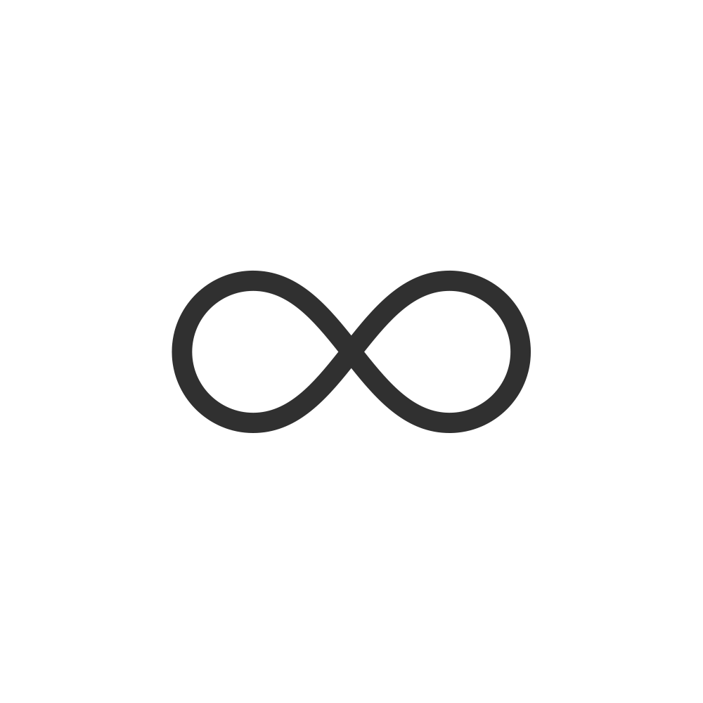 Infinity icon.