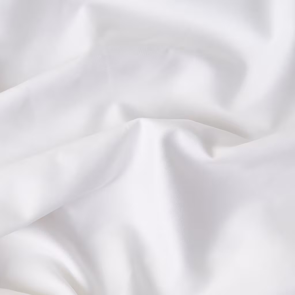 Close up of a Spoonflower fabric in white