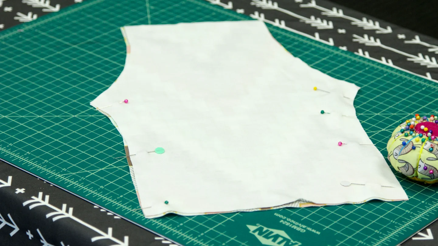 SF-Knit Baby Leggings - Sides Pinned