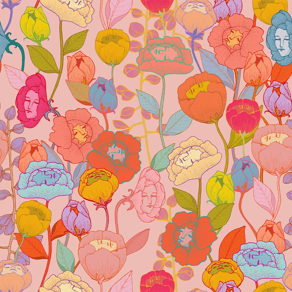 A whimsical floral design from ceceliamok