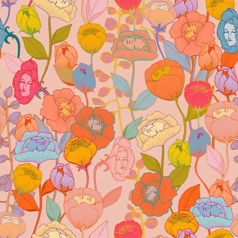 A whimsical floral design from ceceliamok