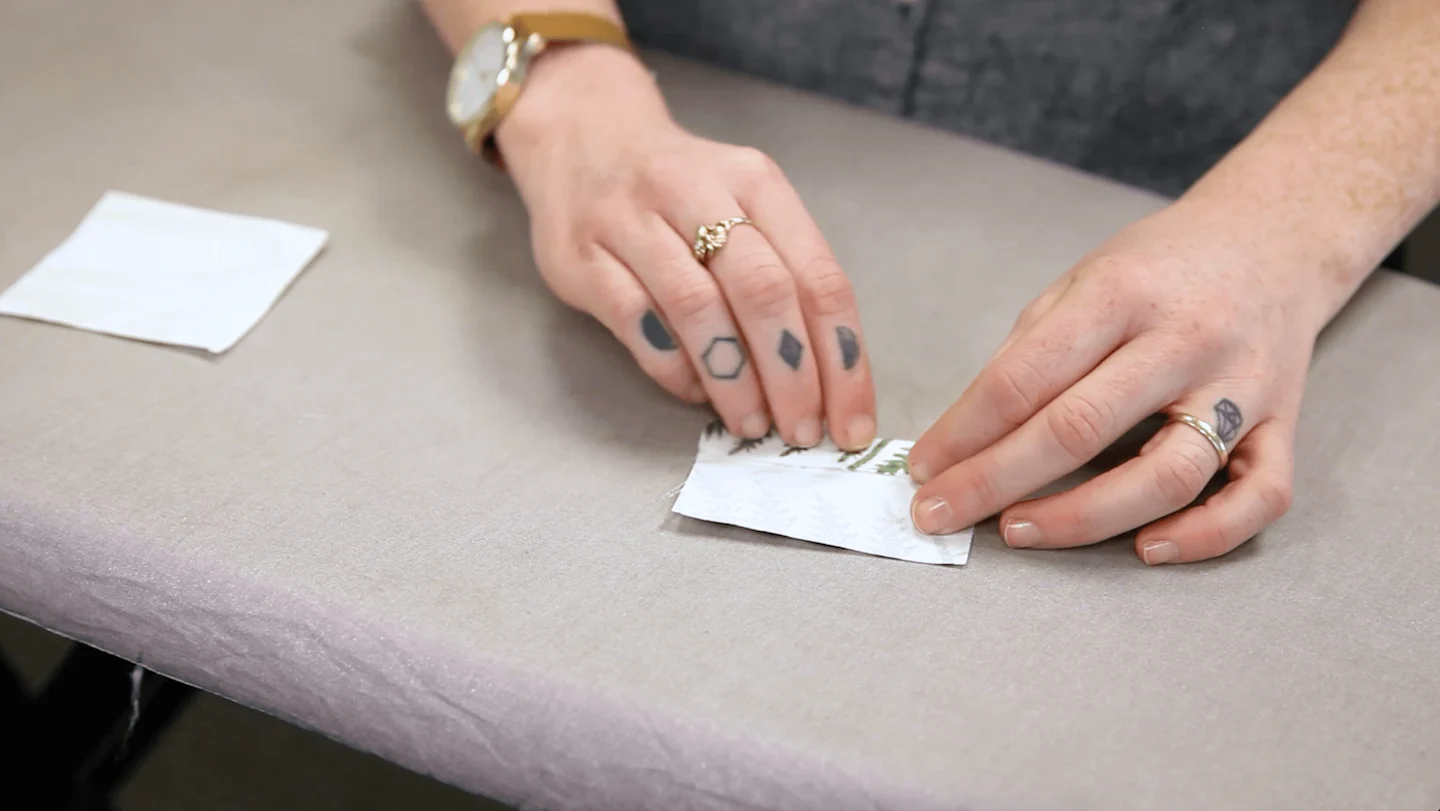 DIY Drawstring Backpack - create the loop squares | Spoonflower Blog