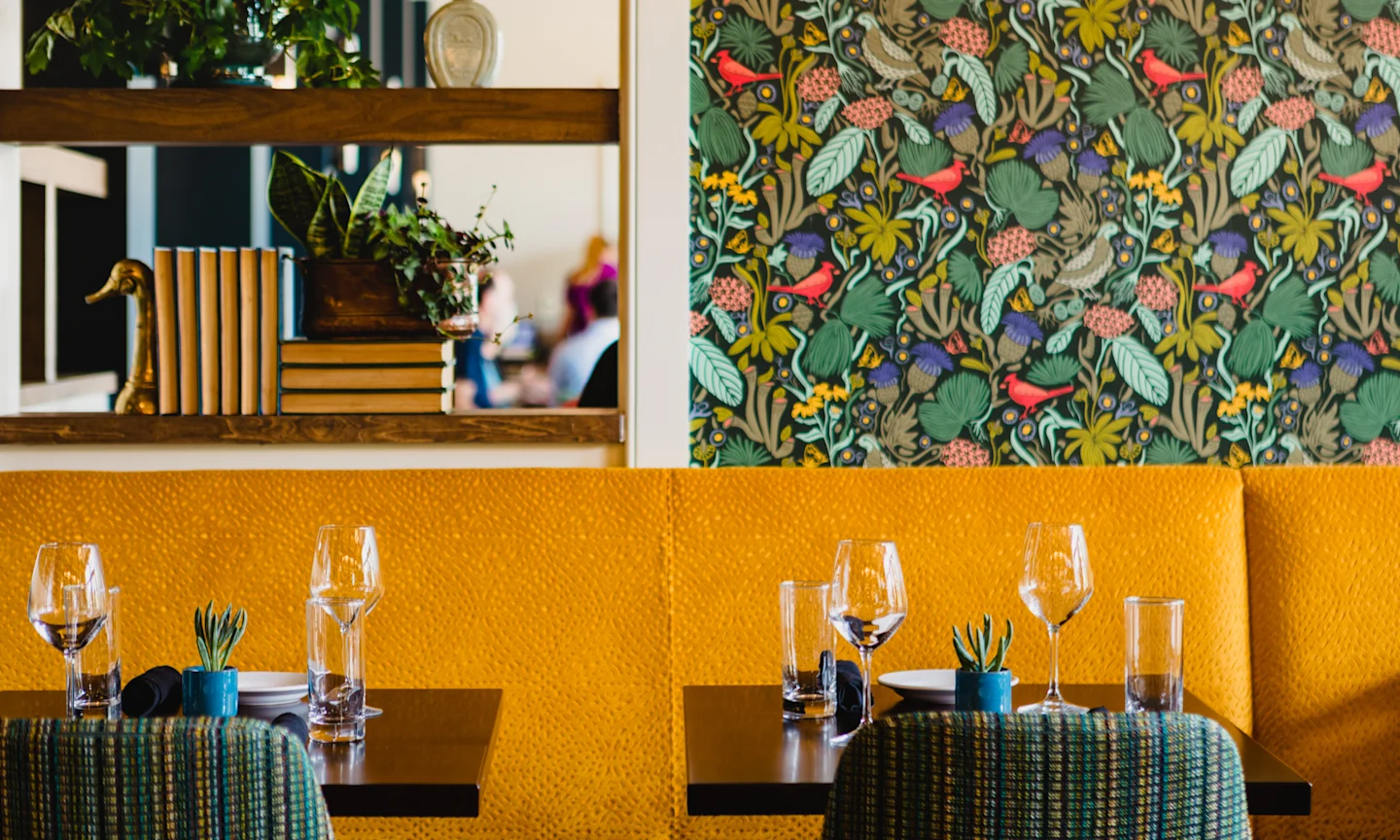 Dining room at Peck & Plume