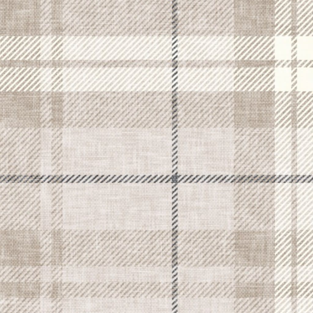 neutral fall plaid - grey stripe - C23 Wallpaper by littlearrowdecor