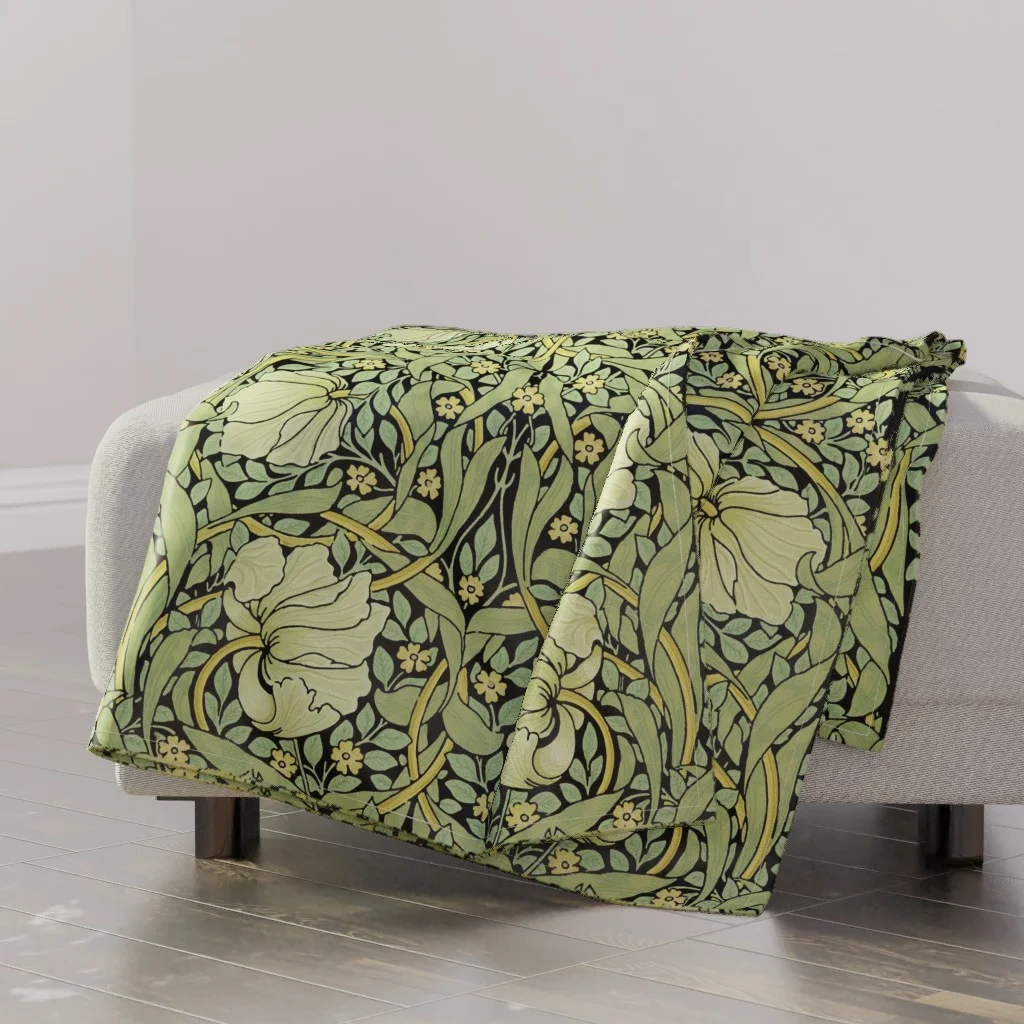 William Morris Throw Blanket