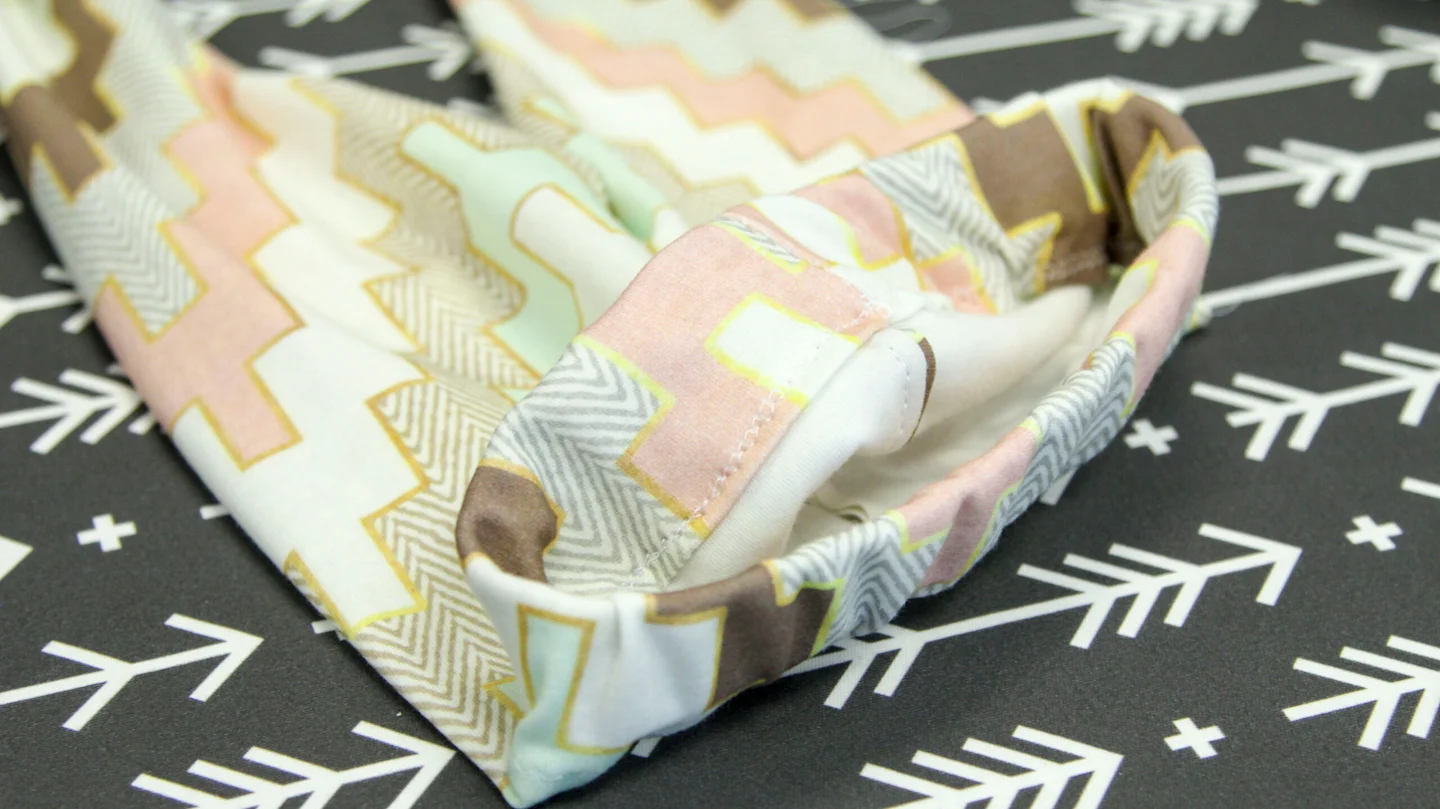 SF- Knit Baby Leggings Tutorial - Waistband creation