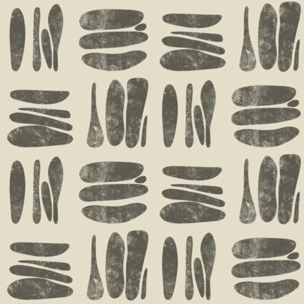 Wabi Sabi Japandi textured Minimalism smokey olive beige green Wallpaper by anja_steiner