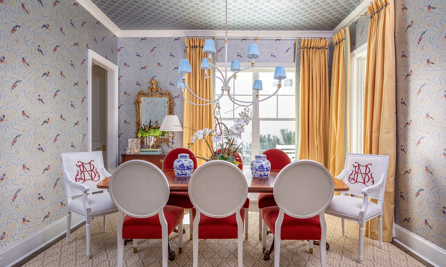 Pictures Of Wallpapered Dining Rooms