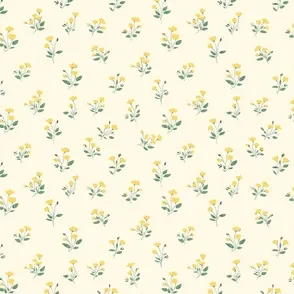 Butter Yellow Floral