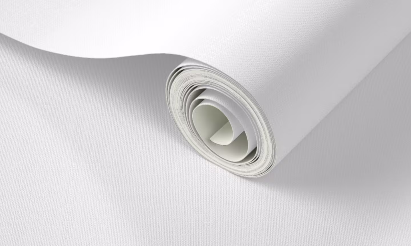 Roll of white peel and stick wallpaper
