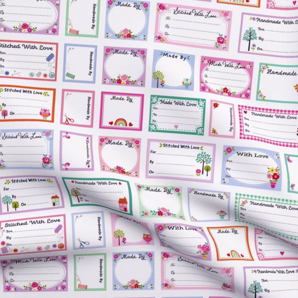 quilting label fabric