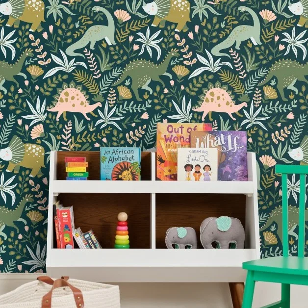 Colorful dinosaur wallpaper