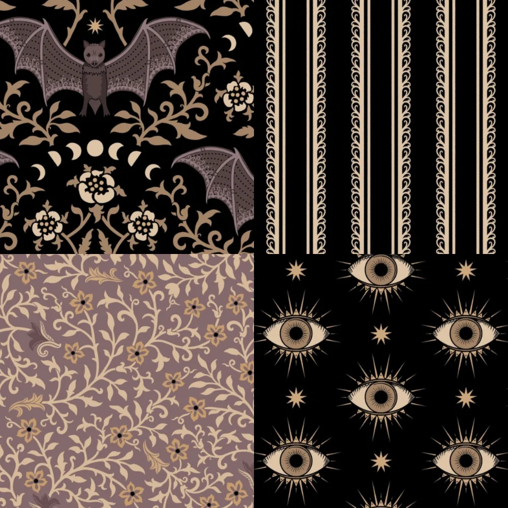 Hanging bats Halloween design collection.