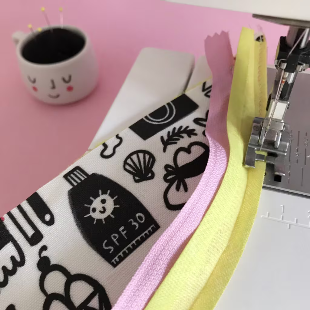 Attach the bias tape | Spoonflower Blog