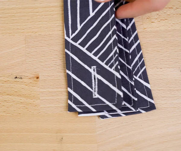 Three finished straps for your craft organizer.