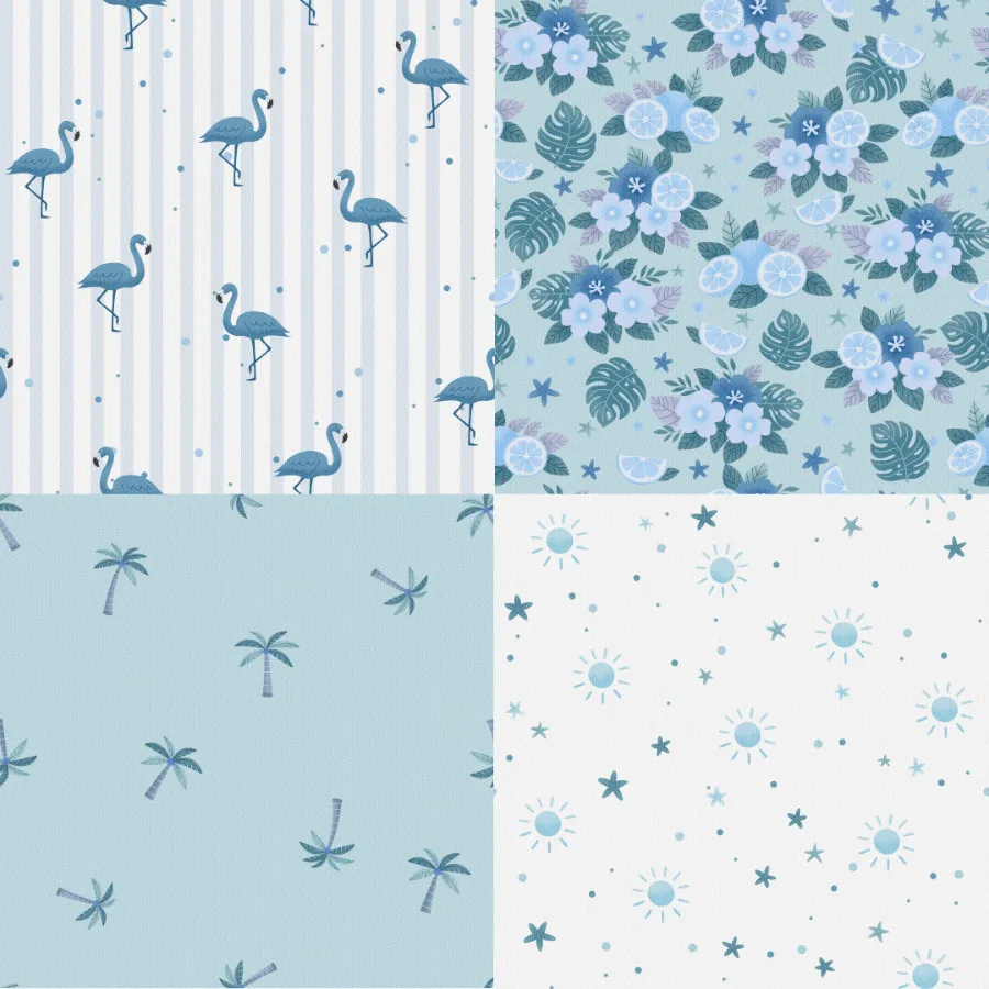 A grid of 4 summer designs from isabella_vezzoli
