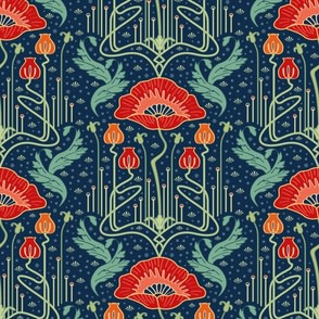Art Nouveau design by bamokreativ