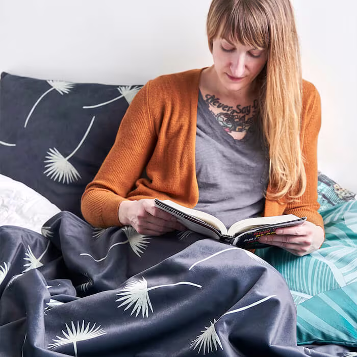 Performance Velvet fabric styled to showcase its practical luxury for everyday use