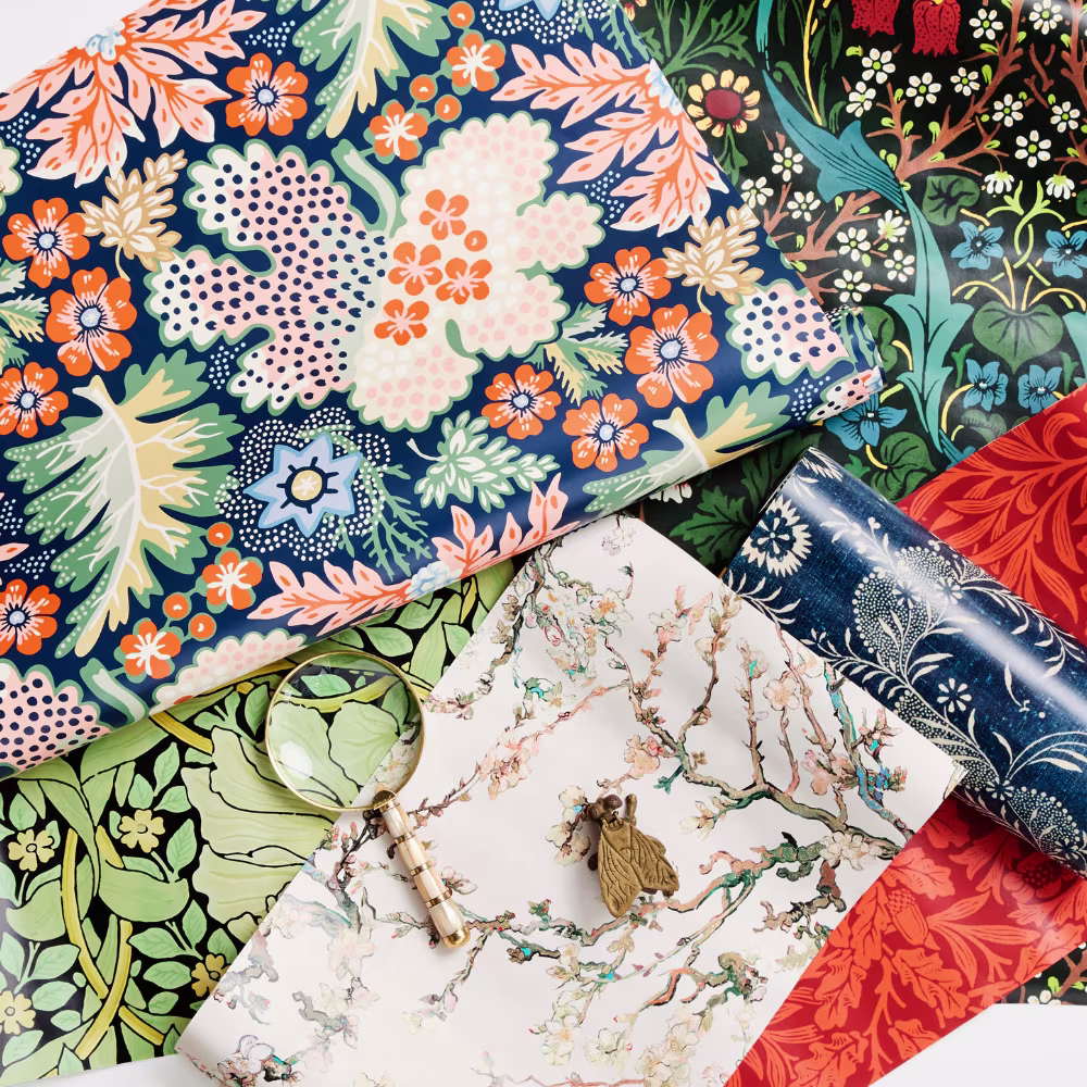Heritage revival themed wallpaper rolls