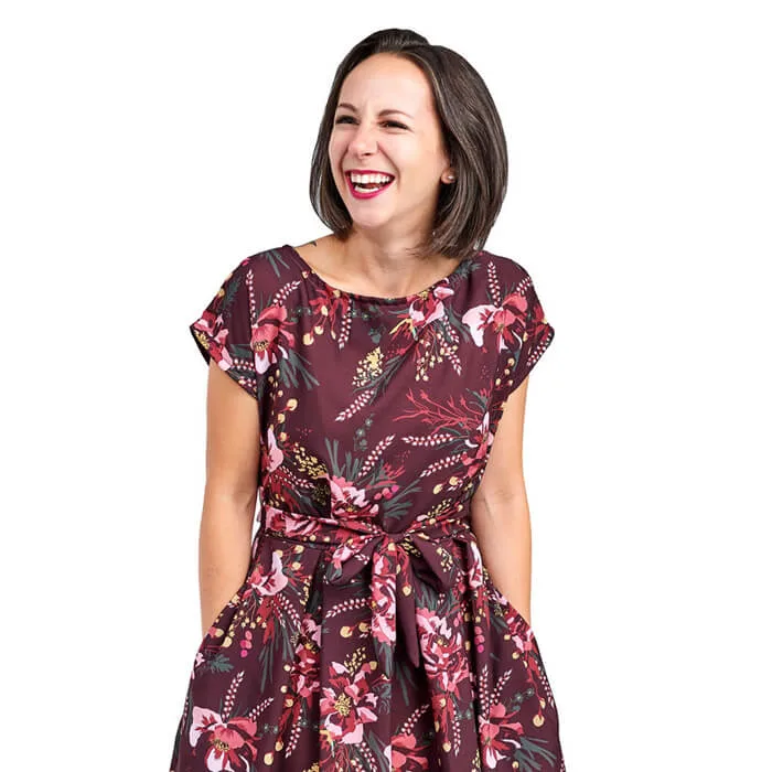 Poly Crepe De Chine fabric styled to highlight its sophisticated, flowing quality