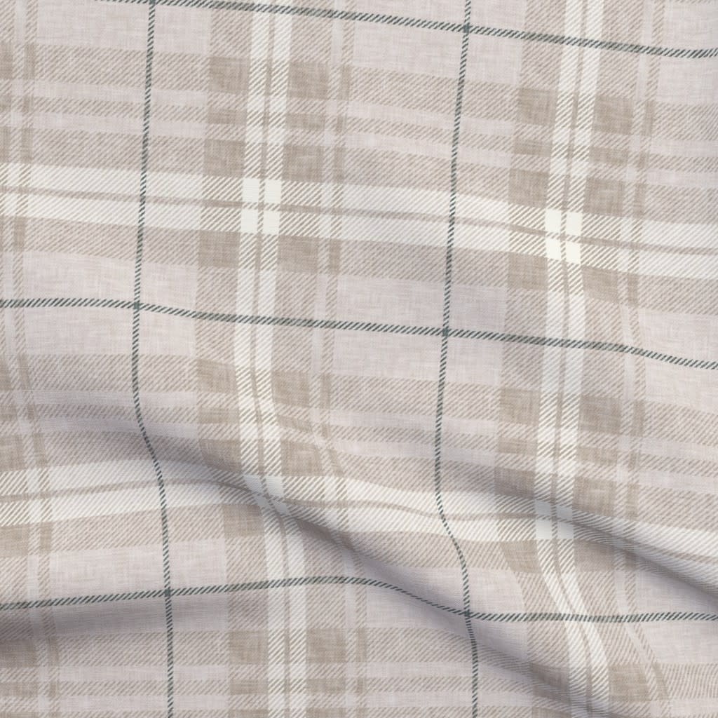 neutral fall plaid - OG - LAD21 Fabric bylittlearrowdecor