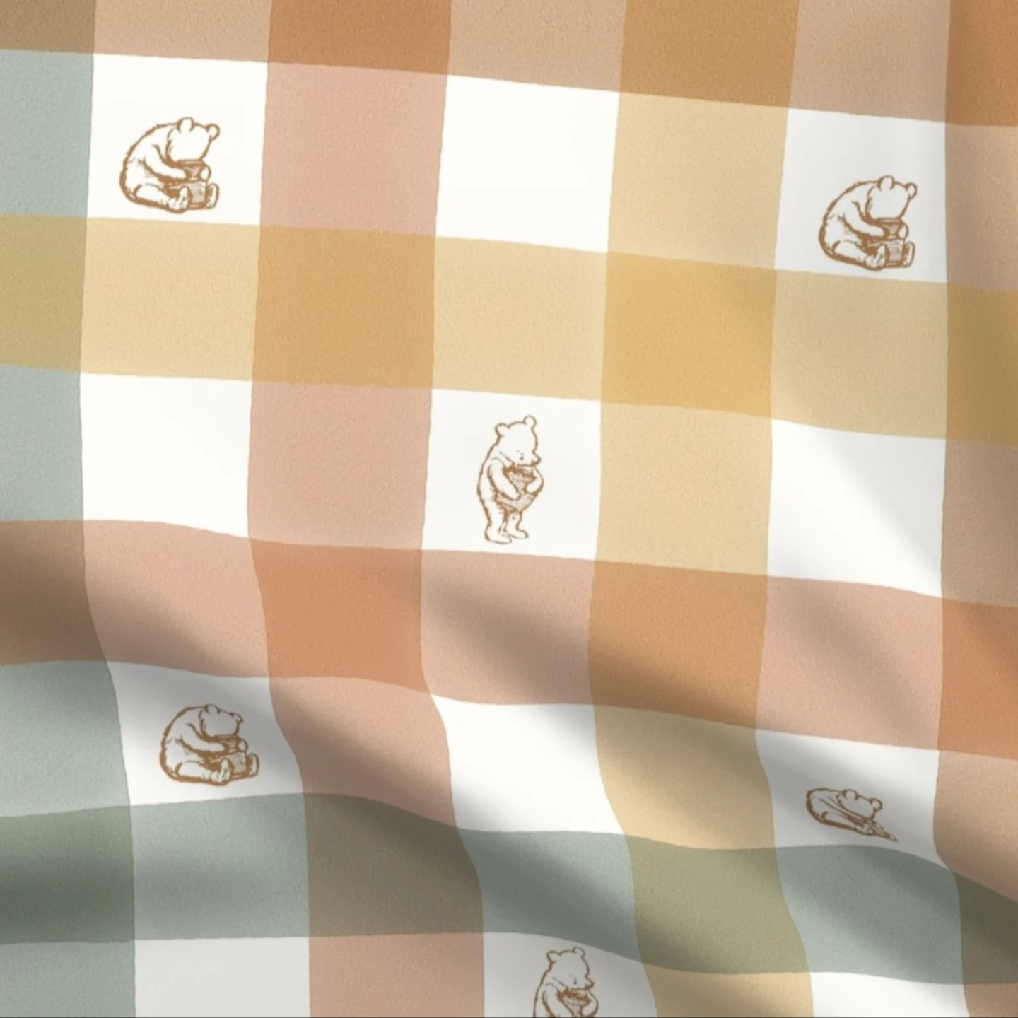 Classic Winnie the Pooh fabric by at_the_cottage