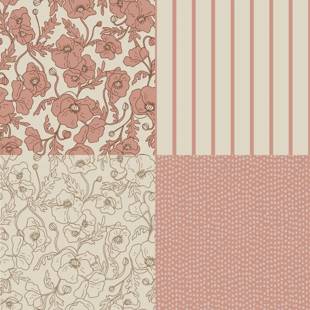 A grid of 4 floral designs from our_kind_of_cool