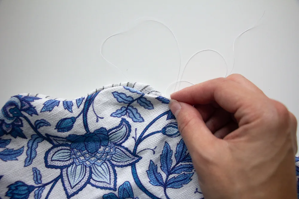 Stitch the placemat closed | Spoonflower Blog 